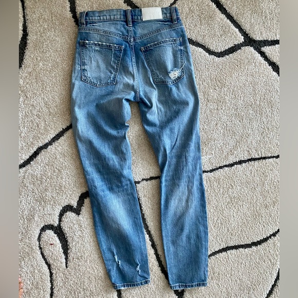 Pistola Presley Destroyed High Waist Relaxed Jeans - Picture 6 of 11